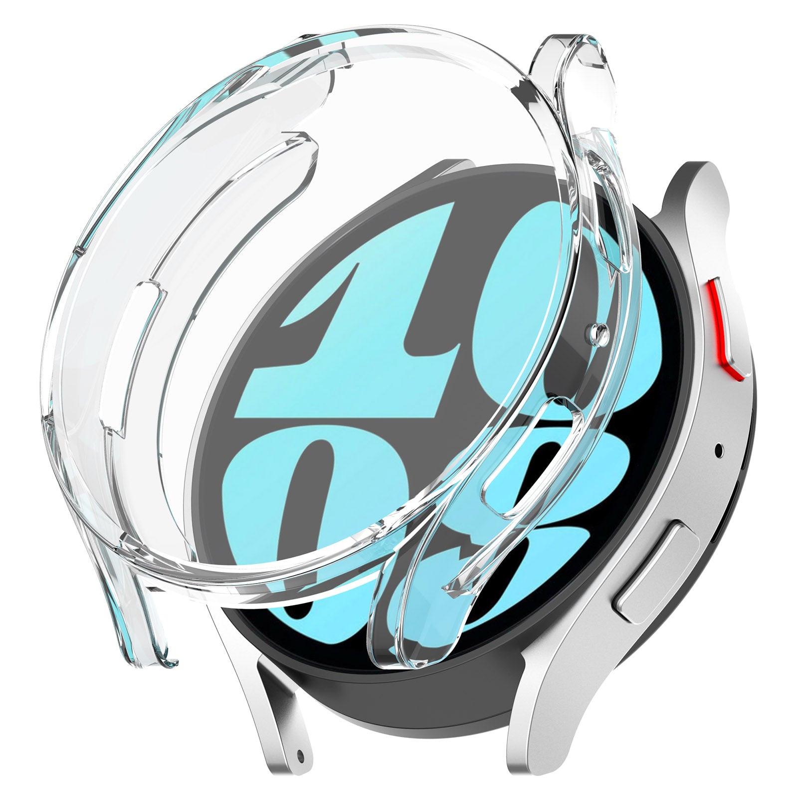 For Samsung Galaxy Watch6 44mm Full Coverage Electroplating Watch Protector TPU Watch Case For Samsung Galaxy Watch6 44mm Full Coverage Electroplating Watch Protector TPU Watch Case